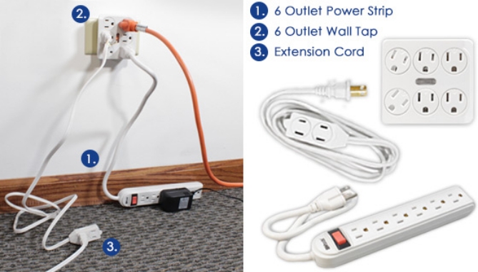 Picture 4 of Power Outlet 3pc Value Pack by Woods