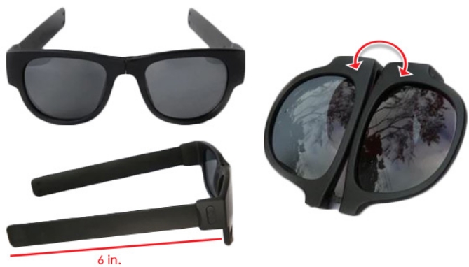 Click to view picture 6 of SlapSee Foldable Sunglasses W/ 100% UV Protection