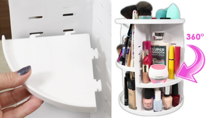 Picture 6 of Adjustable Rotating Cosmetic Organizer