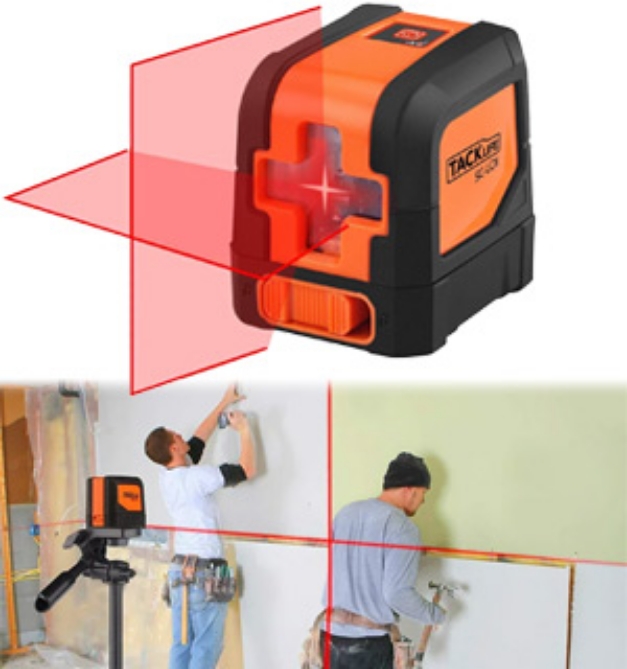 Picture 1 of 50 feet Laser Level Self-Leveling Horizontal and Vertical Cross-Line
