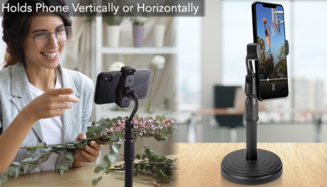 Click to view picture 3 of Adjustable Desktop Microphone Style Phone Mount