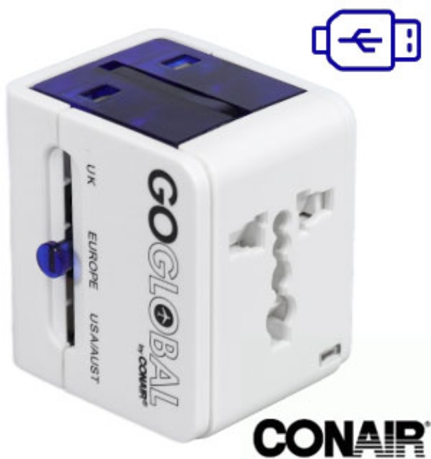 Picture 1 of Universal Multi-Country Power Plug Travel Adapter