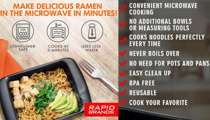 Picture 3 of The Original Rapid Ramen Microwave Cooker