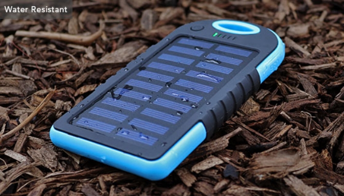 Picture 5 of 5000mah Solar Power Bank with Flashlight