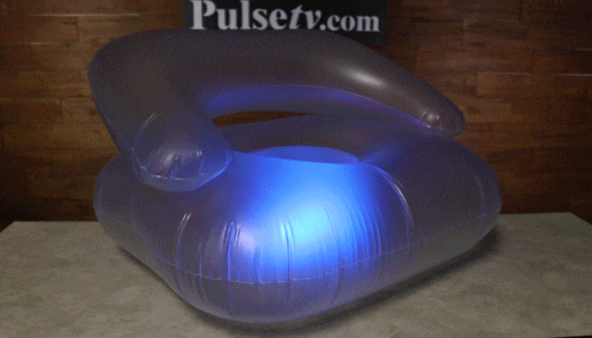 Picture 3 of LED Inflatable Lounge Chair with Remote