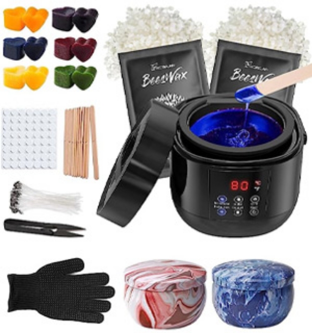 Picture 1 of Deluxe Electric Candle Making Kit: Everything You Need!