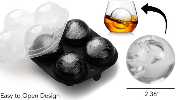 Picture 2 of Ice Ball Mold For Whiskey, Cola, And More
