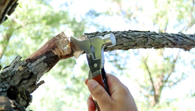 Picture 4 of 14-in-1 Multitool with Hatchet, Hammer, and Pliers