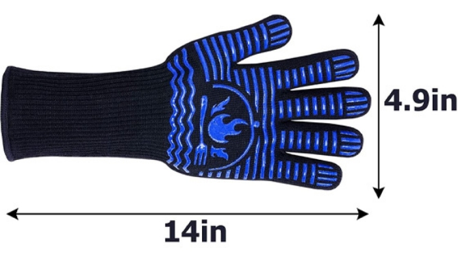 Picture 3 of Grill Gloves - Heat Protection Up To 1472 Degrees!