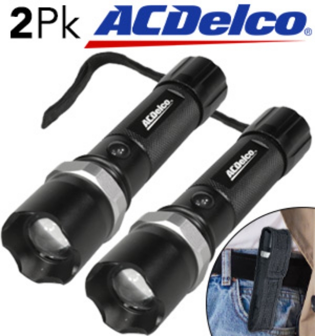 Picture 1 of AC Delco Professional Series Flashlight 2-Pack