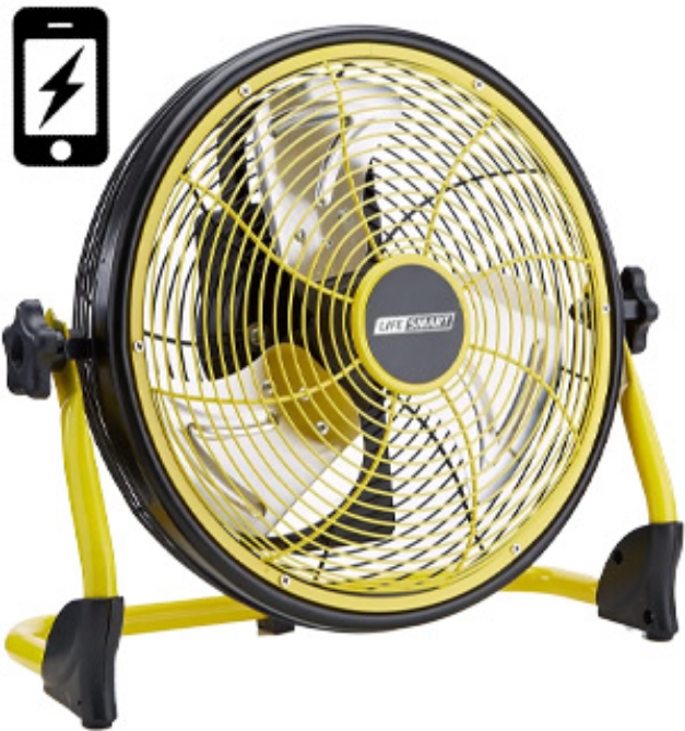 Picture 1 of Extra Large 12in Rechargeable High Velocity Fan