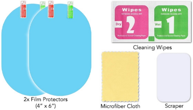 Click to view picture 4 of Waterproof Film Kit for Car Side Mirrors