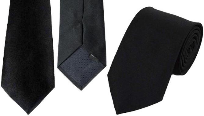 Click to view picture 2 of Classic Black Necktie