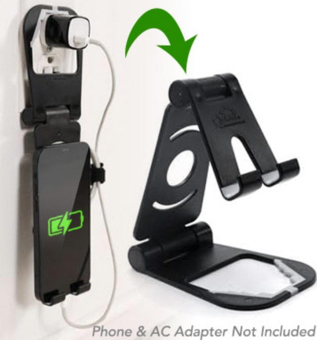 Picture 1 of Power Shelf Phone Wall Hanger And Stand