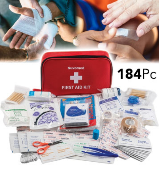 Picture 1 of Emergency First Aid And Survival Kit - 184 PC