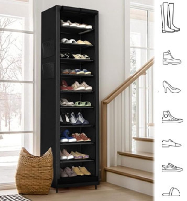 Picture 1 of Adjustable Portable Closet/Shoe Organizer