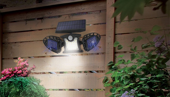 Click to view picture 4 of Solar Bug Zapper Stake Light With Motion And Light Sensors