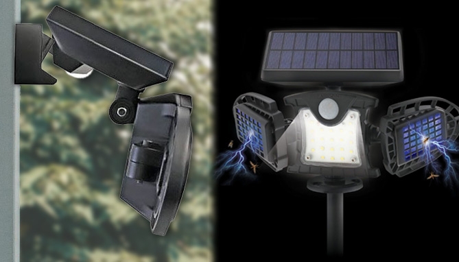 Click to view picture 5 of Solar Bug Zapper Stake Light With Motion And Light Sensors