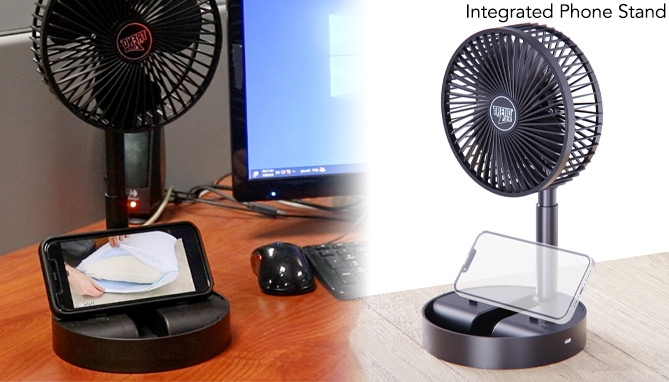 Click to view picture 7 of Rechargeable, Portable Foldable Fan: Use it Anywhere!