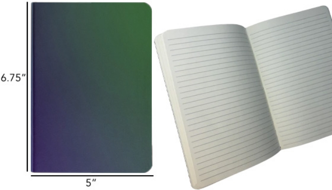 Click to view picture 2 of Chameleon Iridescent Journal