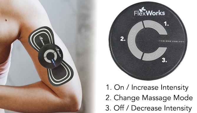 Click to view picture 4 of Electro Pulse Wireless Massager: Your Portable Pain Solution!