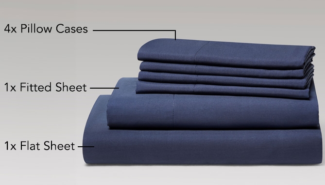 Picture 2 of Kathy Ireland 6-Piece Luxury Bamboo Cooling Sheet Set