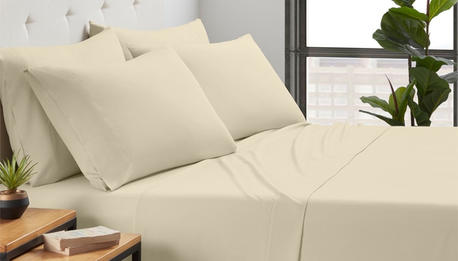 Click to view picture 4 of Kathy Ireland 6-Piece Luxury Bamboo Cooling Sheet Set