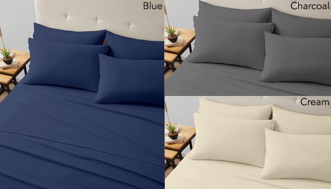 Click to view picture 5 of Kathy Ireland 6-Piece Luxury Bamboo Cooling Sheet Set