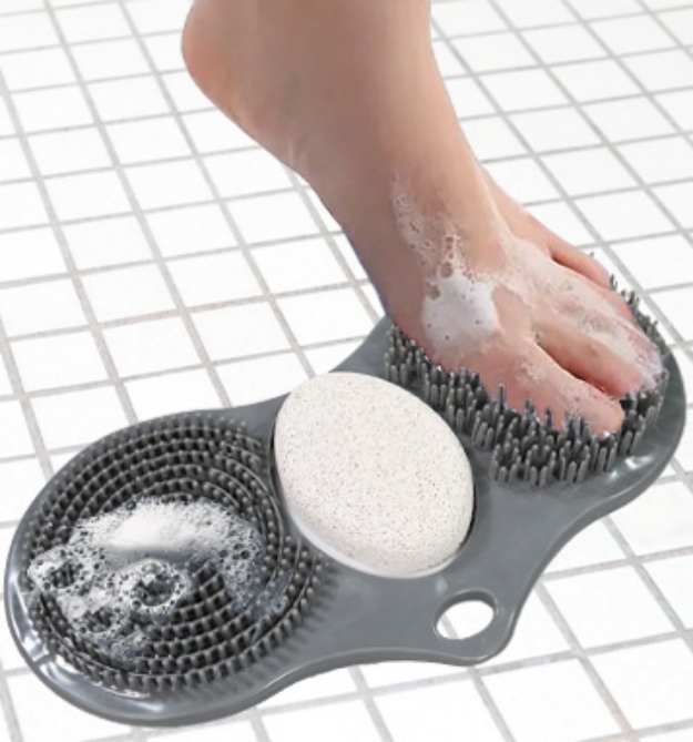 Picture 1 of 2-in-1 Foot Scrubber Shower and Tub Pad