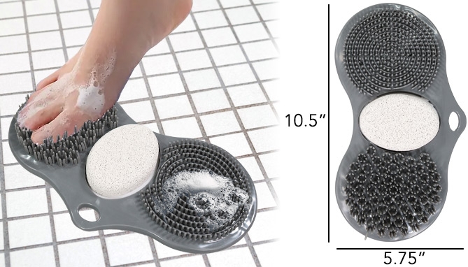 Click to view picture 4 of 2-in-1 Foot Scrubber Shower and Tub Pad