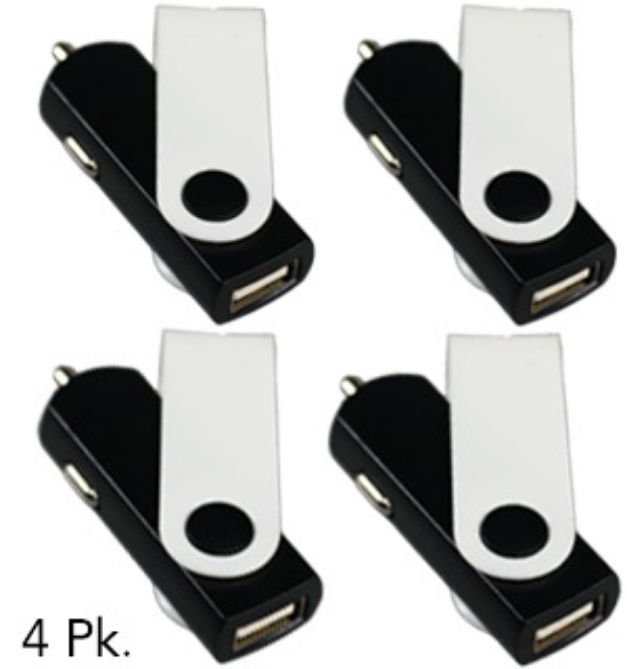 Picture 1 of 12V DC to USB Port Keychain 4-Pack