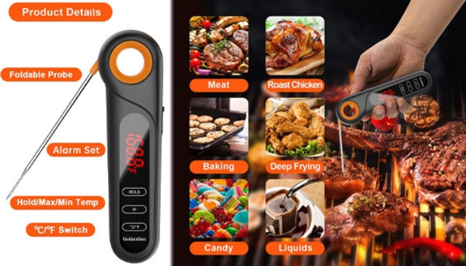 Picture 3 of Deluxe Digital Food Thermometer