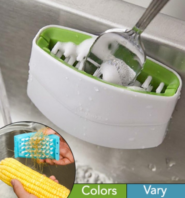 Picture 1 of Cutlery Cleaner and Food Prep Scrubber