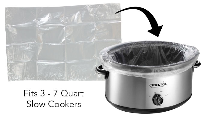 Picture 2 of Slow Cooker Liners 2pk - TWELVE Liners Total