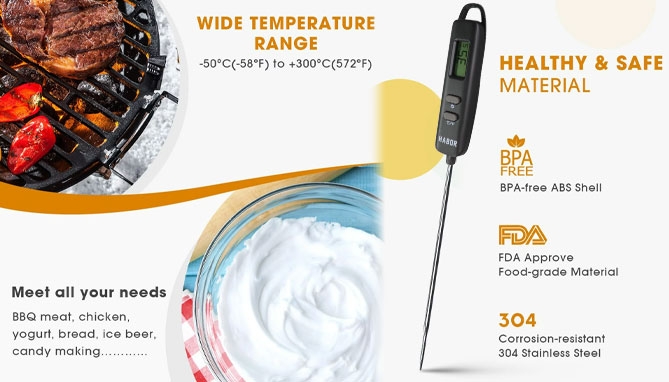 Picture 4 of Ultra-Thin Instant Read Digital Food Thermometer
