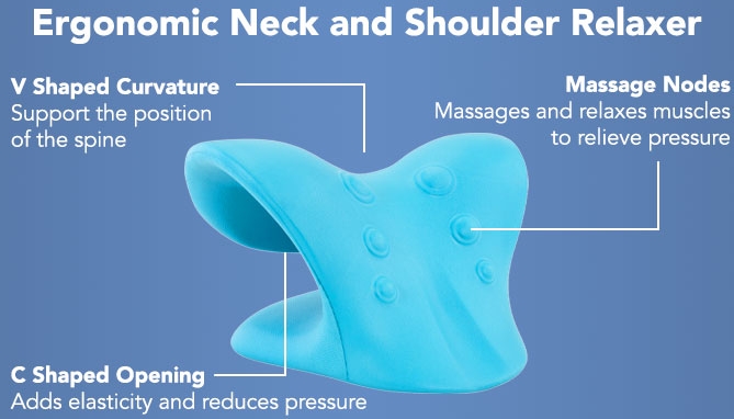 Click to view picture 2 of The Max Relax: Neck, Shoulder, And Back Tension And Pain Reliever