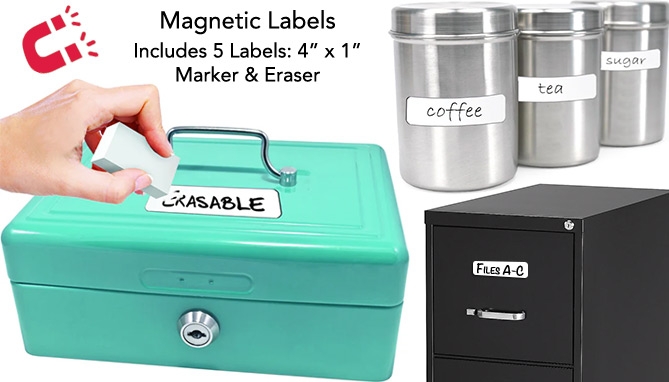 Click to view picture 3 of Erasable Magnet Label Kits