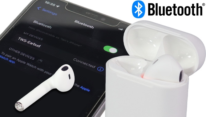 Click to view picture 2 of True Wireless Earbuds with Charging Dock