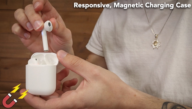 Click to view picture 5 of True Wireless Earbuds with Charging Dock