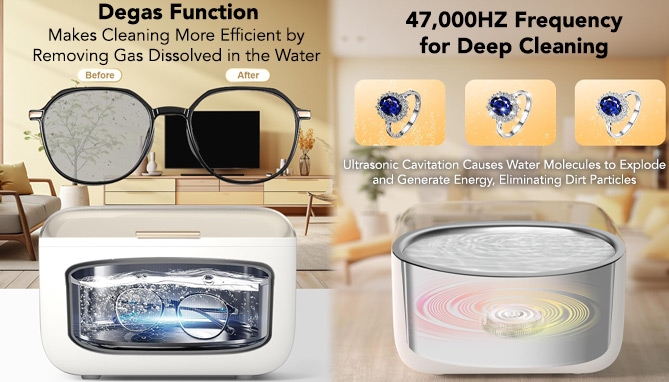 Click to view picture 4 of Professional Style Ultrasonic Jewelry Cleaner