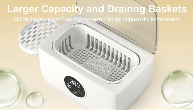 Click to view picture 5 of Professional Style Ultrasonic Jewelry Cleaner