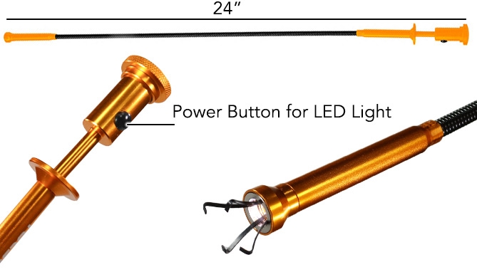 Picture 5 of Flexible Pick Up Claw Tool With Magnet and LED Light