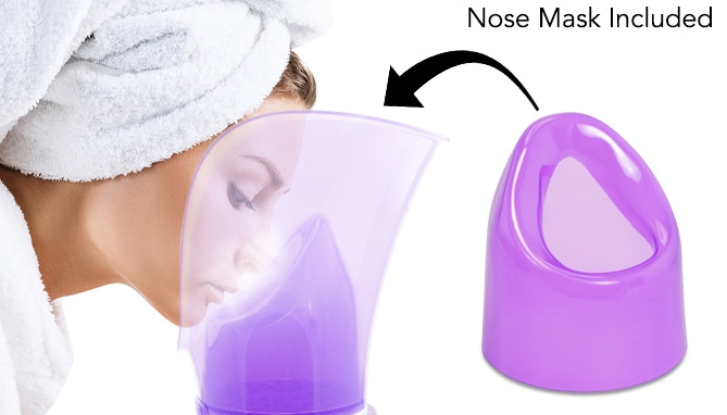 Click to view picture 3 of Deep Cleansing Facial Steamer & Hydrator w/ BONUS Blackhead Extractor Kit