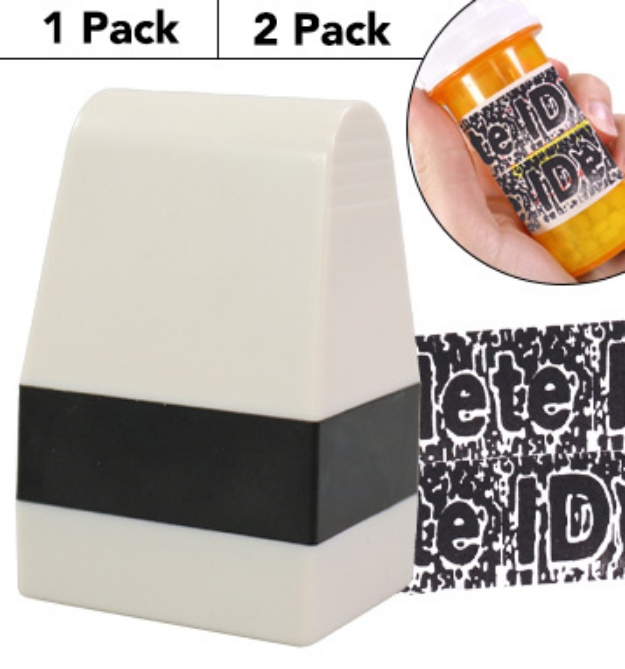 Picture 1 of Privacy Protection Stamp Roller - Fast & Easy Way To Thwart ID Theft