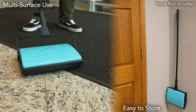 Picture 2 of CleanSweep Compact Floor Sweeper by Smart Home