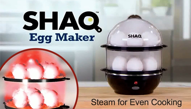 Click to view picture 4 of Shaq Egg Maker: The One-Touch Electric Egg Cooker