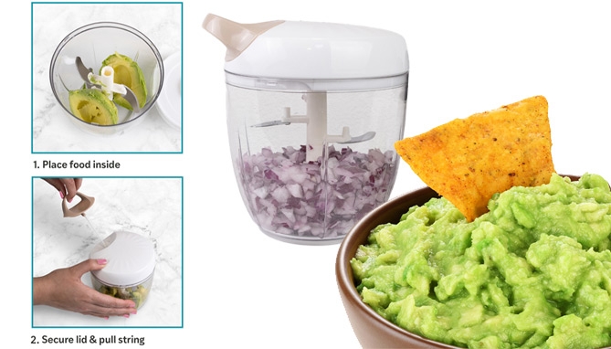 Click to view picture 5 of Handy Chopper Manual Food Processor: Meal Prep in Seconds