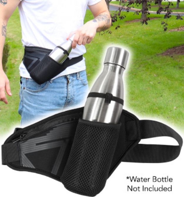 Picture 1 of The Hydro-Pack: Water Bottle Waist Bag