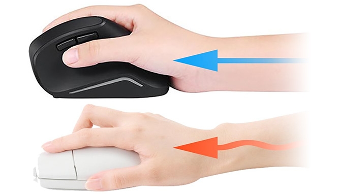 Click to view picture 6 of Wireless Vertical Ergonomic Mouse by Velocifire