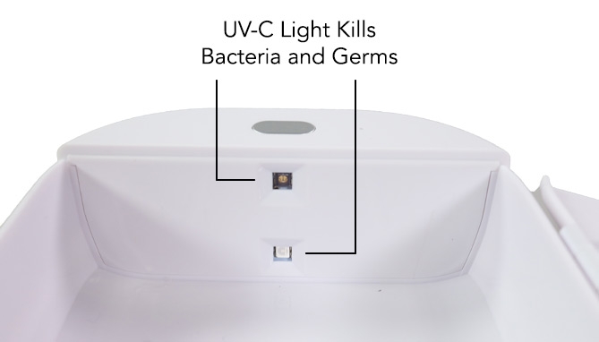 Picture 2 of UVC Sanitizer Box with Deep Clean for Phones and More